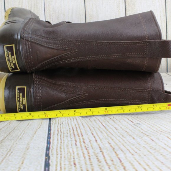 LL BEAN 10" Uninsulated Hunting Duck Boots Size 9 - Picture 6 of 8